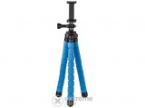 Hama Flex tripod midi selfie állvány 26cm GoProhoz és okostelefonhoz, kék