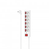 Hama hálózati elosztó 6 csatlakozós, kapcsolóval 1,4m (00223157) (00223157)