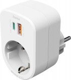 Hama Hálózati Elosztó Kapcsolóval 1DIN Fali White 00223343