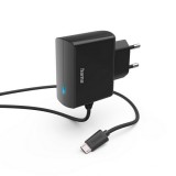 HAMA HÁLÓZATI TÖLTŐ MICRO USB 1,2A, FEKETE - 201617