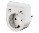 HAMA Hálózati Túlfeszültségvédő adapter Fehér