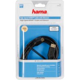 Hama HDMI 2m HDMI kábel HDMI A-típus (Standard) HDMI Type C (Mini) Fekete