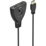 Hama HDMI to 2xHDMI Switch Adapter Black 00305019