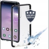 Hama Protector Cover Samsung Galaxy S20+ hátlap tok átlátszó fekete (00188545) (HA00188545) - Telefontok