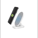 Hama QI Fabric FC-10S FIC E3 vezeték nélküli mobiltelefon töltő - fehér10w (201686)