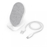Hama QI FABRIC FC-10S Wireless Charger 10W White 188325