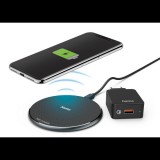 Hama QI-FC10 FIC E3 vezeték nélküli mobiltelefon töltő + qc 3.0, 10w, fekte (201688)