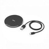 Hama QI-FC10  Wireless Charger 10W Wireless Smartphone Charging Pad Black 00201683
