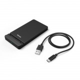 Hama "QI-FC10S" vezeték nélküli asztali mobiltelefon töltő 2A (183346) (ha183346)