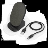 Hama QI-FC15S-Fab Okostelefon Fekete USB Vezeték nélkül tölthető Gyorstöltés Beltéri (201685)