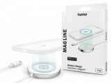 HAMA Qi MagSafe vezeték nélküli töltő állomás - 15W - HAMA Magline Wireless Charger - fehér