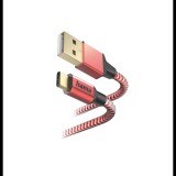 Hama Reflective FIC E3 adatkábel usb type-c 1,5m piros (201559)