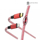 Hama REFLECTIVE Lightning/Type-C 1,5m Red 00201562