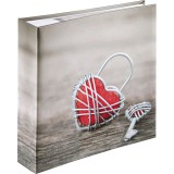 Hama Rustico fotóalbum és lapvédő Kék, Fehér 100 lapok 10 x 15