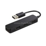 HAMA "SLIM" 4 portos fekete USB HUB (12324)