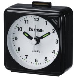 Hama Travel Clock A50, black fluorescent Hand       186329