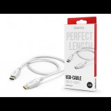 HAMA Type-C - Type-C adat- és töltőkábel 1,5 m-es vezetékkel - HAMA USB-C- USB-CCable - fehér (201592)