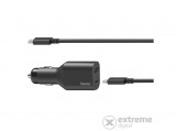 Hama univerzáis autós töltő, USB Type-C, PD, 5-20V,70W