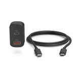 Hama univerzális autós notebook töltő USB-C PD 5-20V 65W (00200018)