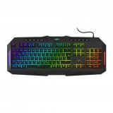 Hama "URAGE EXODUS 700S" fél-mechanikus gaming billentyűzet RGB fekete (217821) (h217821)