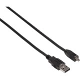 Hama USB 2.0 Cable, 1.8m USB kábel 1,8 M USB A Fekete