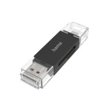 HAMA USB 2.0 KÁRTYAOLVASÓ SDXC,MICROSD FEKETE - 200130