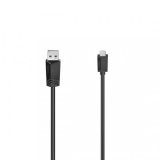 Hama USB 2.0 MicroUSB Adatkábel 3m Black 00200609