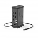 Hama USB 3.1 Type-C 9in1 dokkoló adapter (USB 3.1, HDMI, LAN, USB-C, PD, Jack) (00200150)