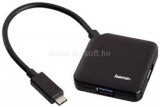 HAMA USB 3.1 TYPE-C HUB, 1:4 BUSPOW. FEKETE (135750)