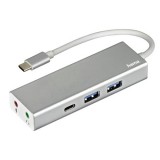 Hama USB 3.1 TYPE-C HUB (2 USB, 1 USB TYPE-C) +3,5" AUDIO (JACK) 135758