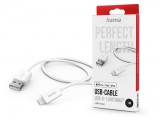 HAMA USB-A - Lightning adat- és töltőkábel 1 m-es vezetékkel - HAMA USB-A - Lightning Cable - fehér