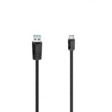 Hama USB-C â USB-A adat- és töltőkábel 3m fekete (200653)