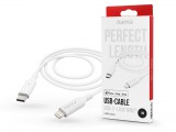 HAMA USB-C - Lightning adat- és töltőkábel 1 m-es vezetékkel - HAMA USB-C - Lightning Cable - fehér