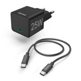 Hama USB Type-C Fast Charge adapter 1m Cable Black 00201623