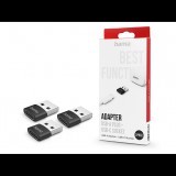 HAMA USB Type-C - USB-A adapter - HAMA Adapter USB-A Plug - USB-C Socket - 3 db/csomag - fekete (201532)