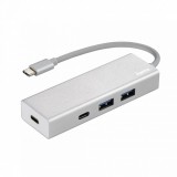 Hama USB3.1 Aluminium (135755) - USB Elosztó