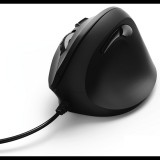Hama Vertical Ergonomic EMC-500 optikai vertikális egér - fekete (182698)