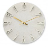 Hama Wall Clock Korfu beige 30cm 3D digits