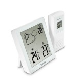 Hama Zakynthos LCD Meteorológiai Időjárás állomás Kültéri érzékelővel - Fehér (00222234)