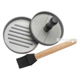 Hamburgerprés ecsettel, húsnyomó.