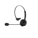 hameco HS-1077M-QD mono headset fekete (HS-1077M-QD) - Fejhallgató