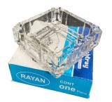 Hamutartó Üveg Szögl.Díszcsom.8,5Cm