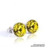 HAND MADE CHATON - BEDUGÓS FÜLBEVALÓ -  8mm-es