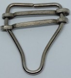 HAND MADE Fém csat kantáros nadrághoz 39 x 41 mm