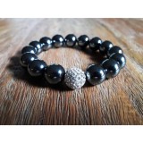 HAND MADE HEMATIT ÁSVÁNY KARKÖTŐ