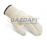 HANDY 11133XL12 Csúszásmentes pamut kesztyű, PVC pöttyözött, XL méret