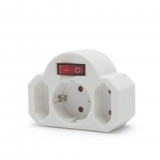 HANDY 3-as fali elosztó - kapcsolóval 250 V • 16 A