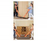 HANDY Bútorszállító heveder hátpánttal, csuklópánttal - 2800 x 45 x 1,2 mm - 2 személy részére