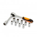 HANDY Dugókulcs készlet - 1/4" - 12 db