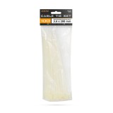Handy fehér kábelkötegelő 200x3,6mm 100db-os kiszerelésben 05416